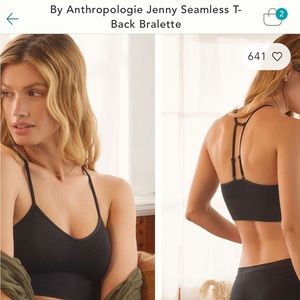 Jenny TBack bralette by Anthroplogie. Lot of 4 L/XL.